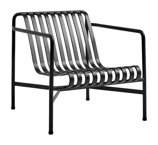 HAY Palissade Lounge Chair Low - Antraciet Lage Kosten