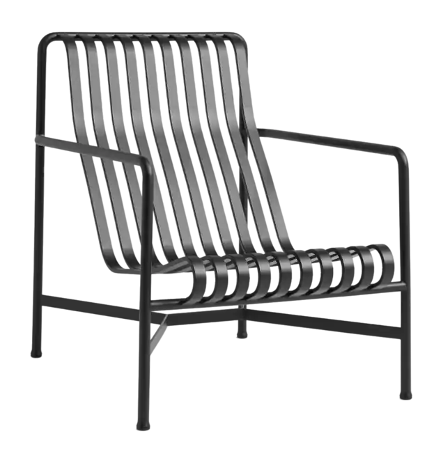 HAY Palissade Lounge Chair High - Antraciet Koop Online