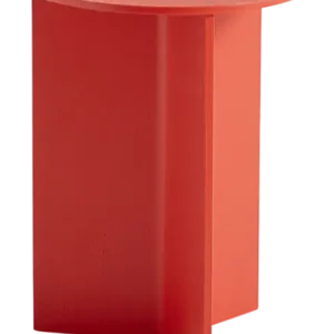 Voordeelprijs HAY Slit Table Wood Round Bijzettafel - 脴 35 cm - Candy Red