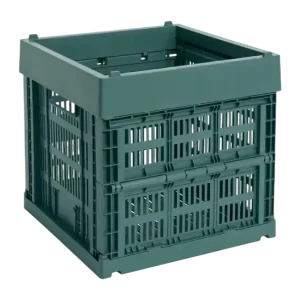 Actieprijs HAY Colour Crates Krat XS - Kubus - Donkergroen