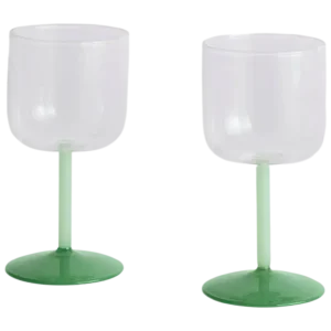 Aanbieding HAY Tint Wijnglazen 2 st. - Lichtgroen
