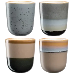 Beperkte Voorraad Leonardo Koffiekopjes Roma - 330 ml - 4 Stuks