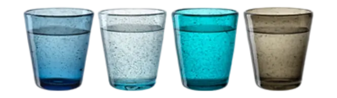 Shop Nu Leonardo Waterglazen Burano Cool - 330 ml - 4 Stuks