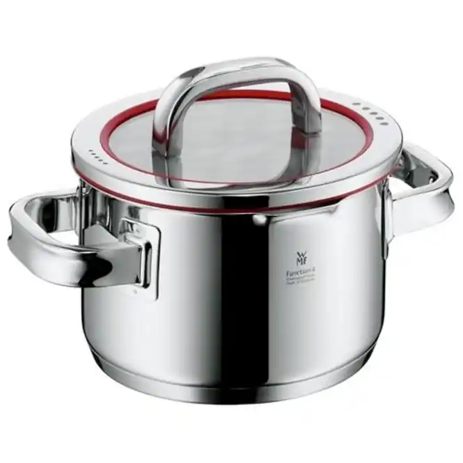 Aanbieding WMF Function 4 Kookpan hoog met deksel - Ø160mm - Rood