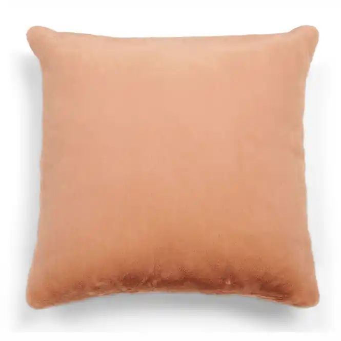 Koopje Essenza Furry Sierkussen vierkant Bright terra 50 x 50 cm