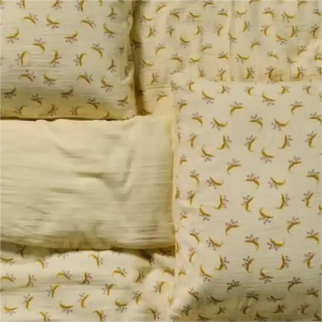 Betrouwbaar Essenza Lily melody Dekbedovertrek - Lemon yellow