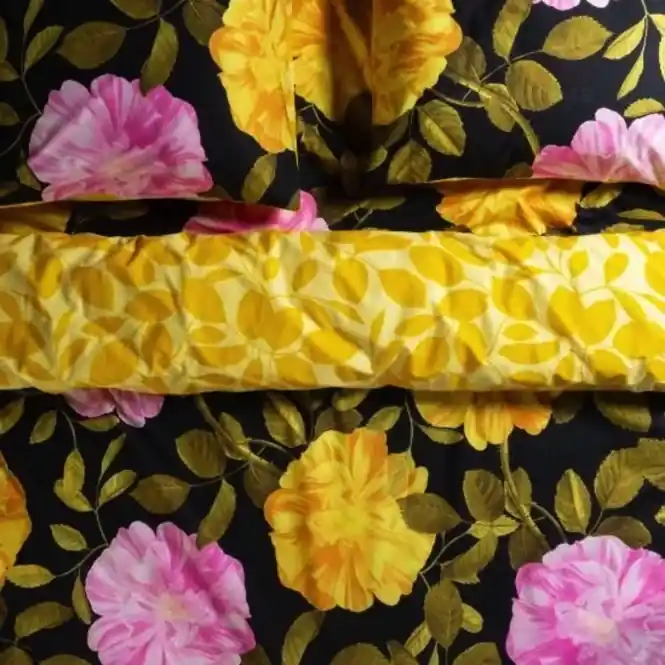 Snelle Levering Essenza Bloom with a view Dekbedovertrek - Zwart