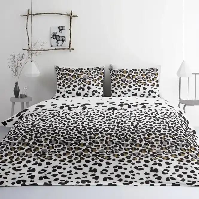 Byrklund - Dekbedovertrek Jungle Rocks - 240x220 - Wit Voordeelprijs