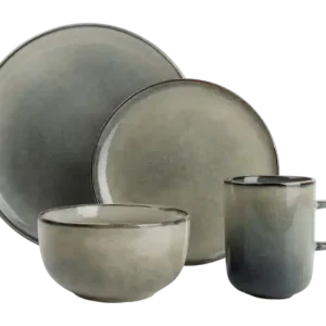 Laatste Versie Salt & Pepper Meridian Serviesset 16-delig - Groen/Blauw