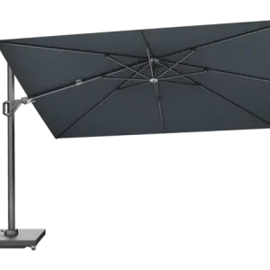 Alleen Vandaag Platinum Challenger parasol T2 Premium - 2,6 x 3,5 m. - Faded Black