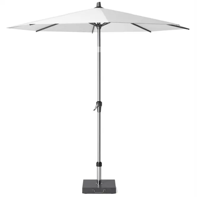 Aanbieding Platinum Riva stokparasol 2,5 m. rond - White