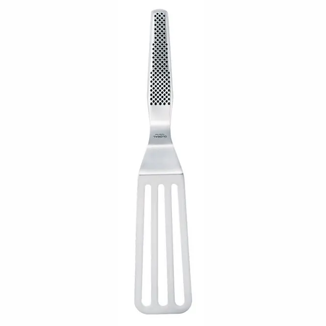 Gereduceerde Prijs Global GS26 spatel gebogen met gaten 15 cm