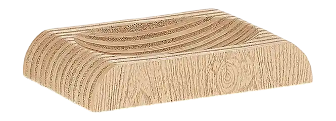 Zeepschaal met Hout Effect, Beige - Kela Kaiu Beperkte Voorraad