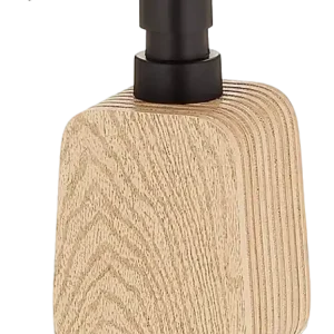Zeepdispenser, met Hout Effect - Kela Kaiu Direct Verzonden