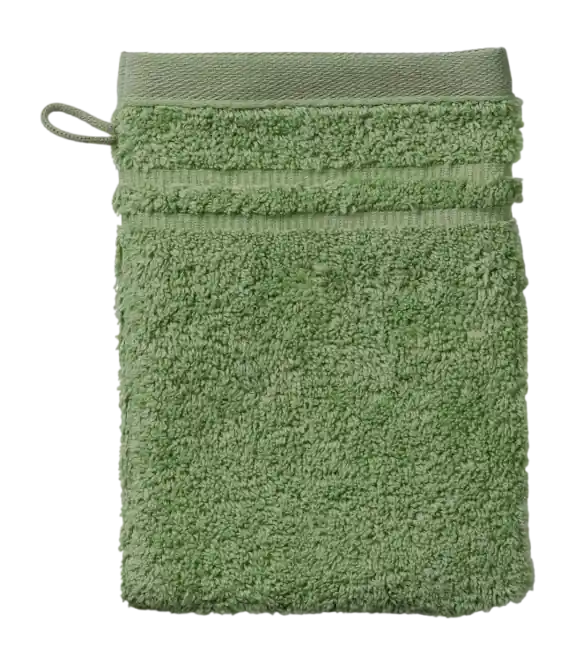 Washandje, 15 x 21 cm, Mos Groen - Kela Leonora Weekendaanbieding