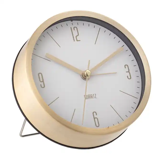 Snelle Levering Bloomingville Metal Gold Tafelklok