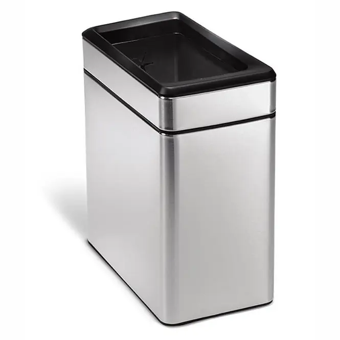 Alleen Vandaag Afvalemmer Profile Brushed RVS, 10 liter - Simplehuman